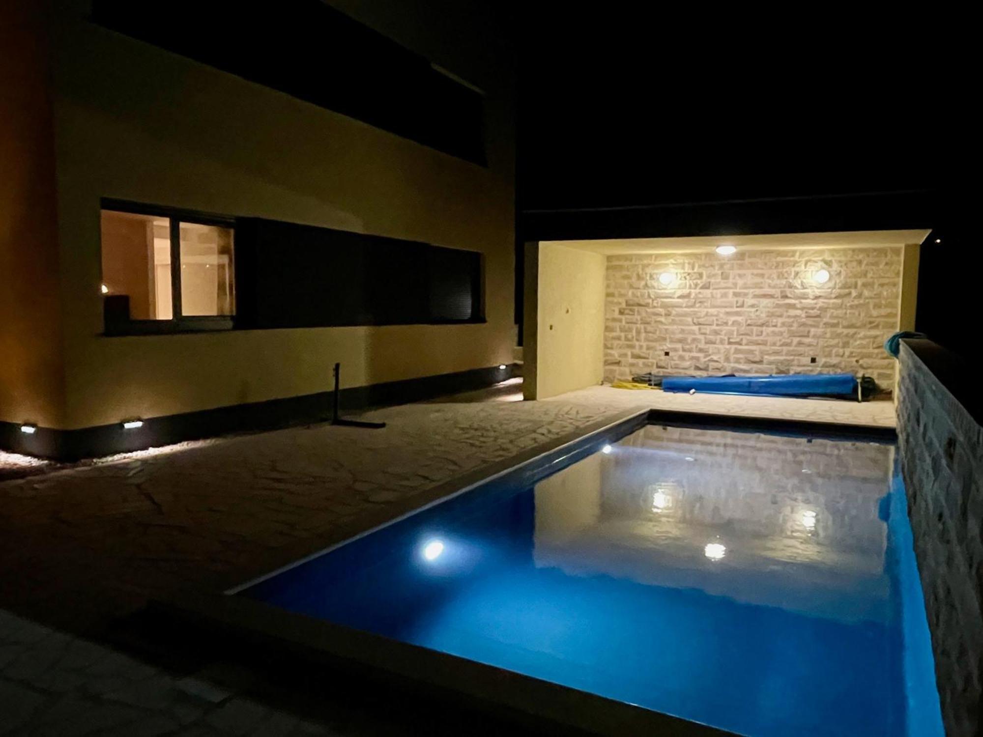 מסלניקה Ferienwohnung Mit Beheiztem Pool, 60 M Vom Strand מראה חיצוני תמונה